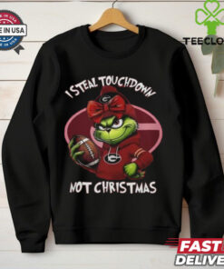 Official Georgia Bulldogs I Steal Touchdown Not Christmas Grinch 2024 Shirt 1 Official Georgia Bulldogs I Steal Touchdown Not Christmas Grinch 2024 Shirt