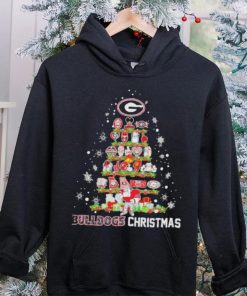 Official Georgia Bulldogs Logo Tree Bulldogs Christmas Shirt