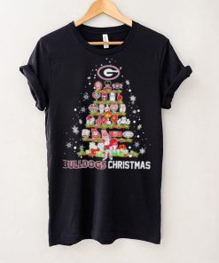 Official Georgia Bulldogs Logo Tree Bulldogs Christmas Shirt