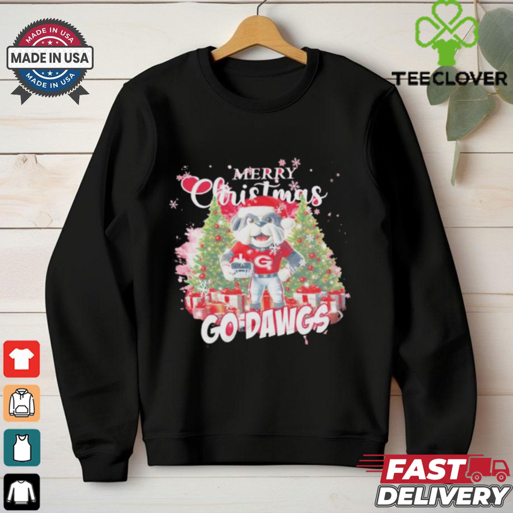 Official Georgia Bulldogs Mascot Merry Christmas Go Dawgs Sweatshirt Official Georgia Bulldogs Mascot Merry Christmas Go Dawgs Sweatshirt