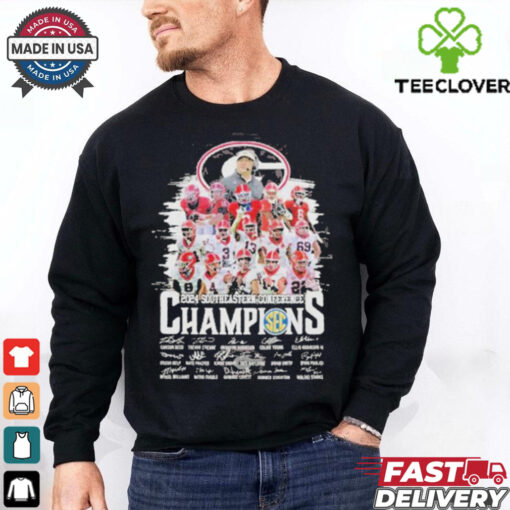 Official Georgia Bulldogs SEC Champs Southeastern Conference Champions 2024 T Shirt