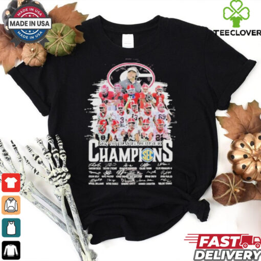 Official Georgia Bulldogs SEC Champs Southeastern Conference Champions 2024 T Shirt