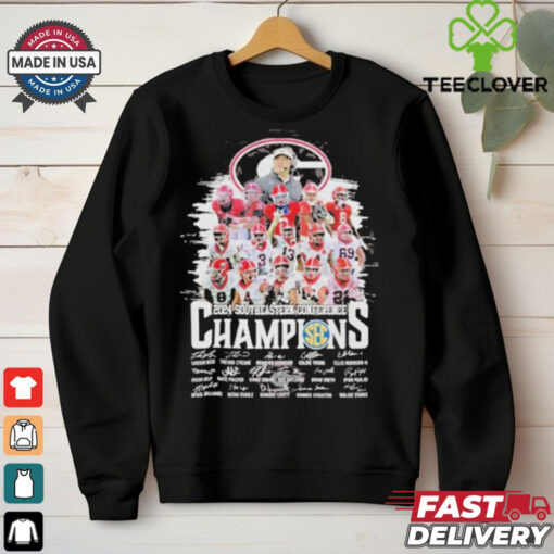 Official Georgia Bulldogs SEC Champs Southeastern Conference Champions 2024 T Shirt