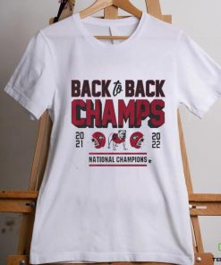 Official Georgia Football Back To Back Champs Shirt