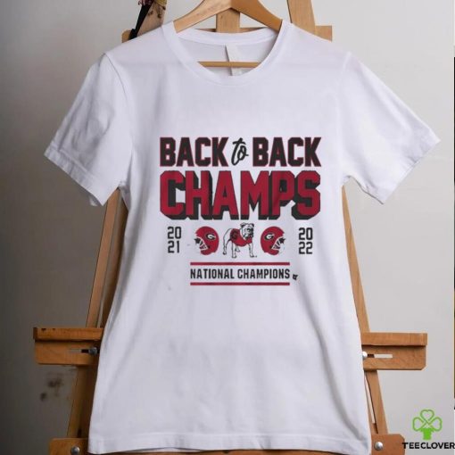 Official Georgia Football Back To Back Champs Shirt