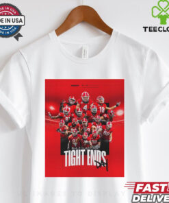 Official Georgia Football Happy National Tight Ends Day 2024 Poster t shirt