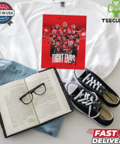 Official Georgia Football Happy National Tight Ends Day 2024 Poster t shirt 1 Official Georgia Football Happy National Tight Ends Day 2024 Poster t shirt
