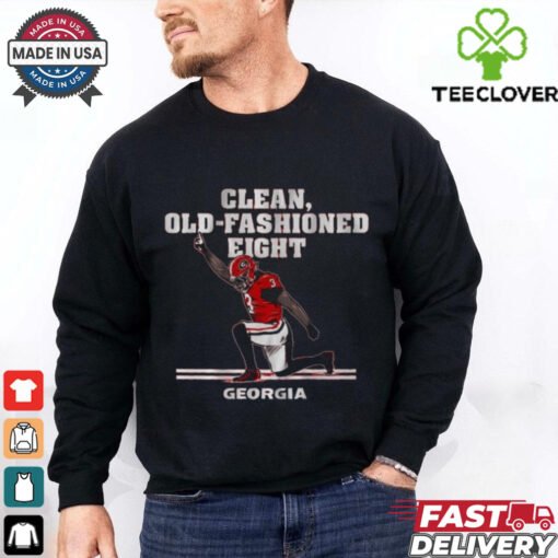 Official Georgia Football Nate Frazier Clean, Old Fashioned Eight Shirt