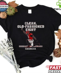 Official Georgia Football Nate Frazier Clean, Old Fashioned Eight Shirt