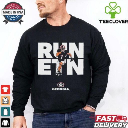 Official Georgia Football Trevor Etienne Run Etn Shirt