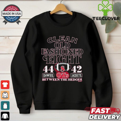 Official Georgia Football We Run This State 8 OT’s Georgia Tech Victory Shirt