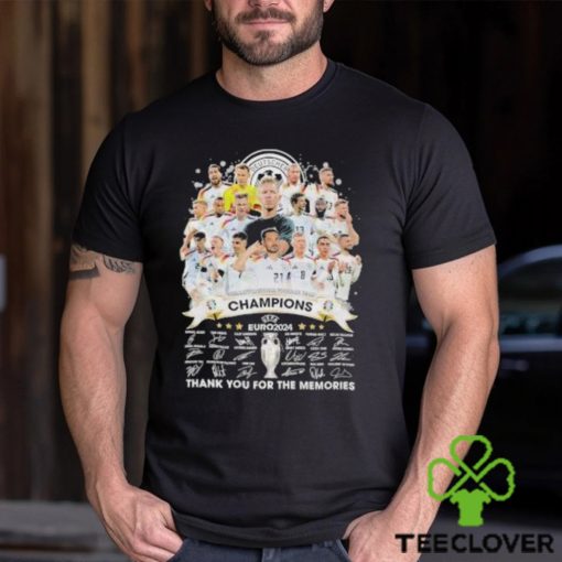 Official Germany Football Team Champions Euro 2024 Thank You For The Memories Signatures Shirt