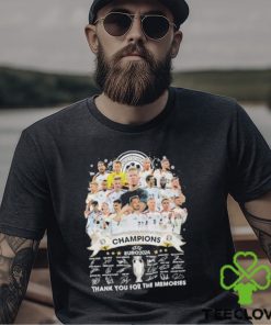 Official Germany Football Team Champions Euro 2024 Thank You For The Memories Signatures Shirt