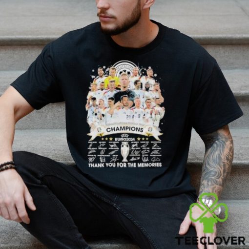 Official Germany Football Team Champions Euro 2024 Thank You For The Memories Signatures Shirt