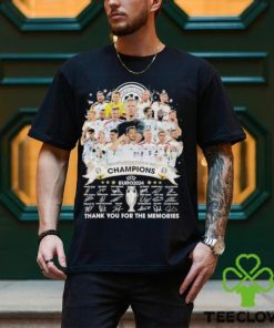 Official Germany Football Team Champions Euro 2024 Thank You For The Memories Signatures Shirt