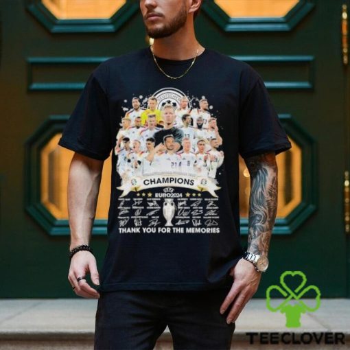 Official Germany Football Team Champions Euro 2024 Thank You For The Memories Signatures Shirt