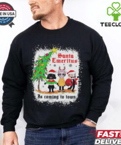 Official Ghost Santa Emeritus Is Coming To Town Christmas Shirt