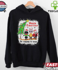 Official Ghost Santa Emeritus Is Coming To Town Christmas Shirt