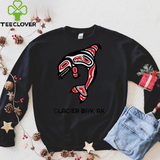 Official Glacier Bay Alaska Native American Indian Orca Killer Whale T Shirt Hoodie, Sweat
