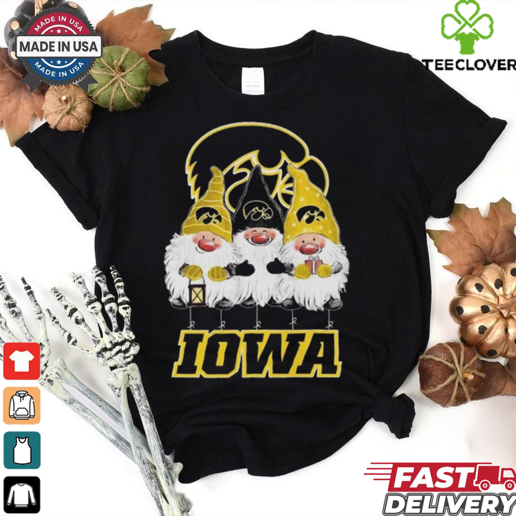 Official Gnomes Iowa Hawkeyes Merry Christmas 2024 Shirt Official Gnomes Iowa Hawkeyes Merry Christmas 2024 Shirt