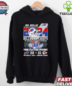 Official Go Bills 2024 Buffalo Bills End The Chiefs 15 Game Winning Streak 30 21 Shirt