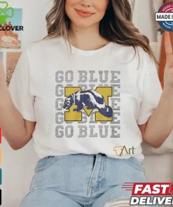 Official Go Blue Homage University of Michigan ’64 Vintage Logo t shirt