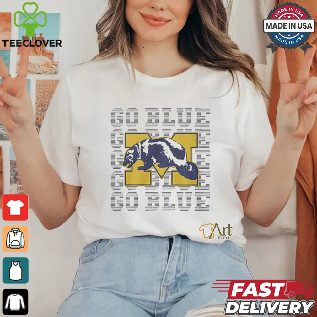 Official Go Blue Homage University of Michigan ’64 Vintage Logo t shirt Official Go Blue Homage University of Michigan ’64 Vintage Logo t shirt