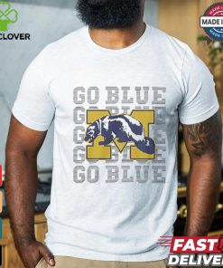 Official Go Blue Homage University of Michigan ’64 Vintage Logo t shirt