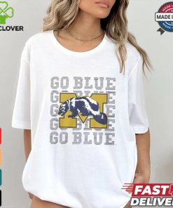Official Go Blue Homage University of Michigan ’64 Vintage Logo t shirt