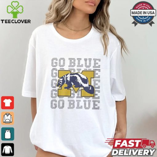 Official Go Blue Homage University of Michigan ’64 Vintage Logo t shirt