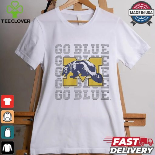 Official Go Blue Homage University of Michigan ’64 Vintage Logo t shirt