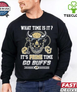 Official Go Buffs What Time Is It – It’s Prime Time 2D T shirts