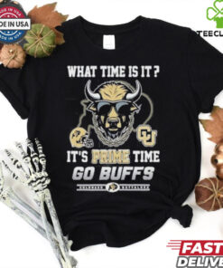 Official Go Buffs What Time Is It – It’s Prime Time 2D T shirts