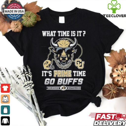 Official Go Buffs What Time Is It – It’s Prime Time 2D T shirts