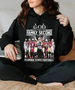 Official God First Family Second Then Florida State Football Shirt