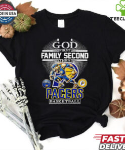 Official God first family second then Indiana Pacers shirt