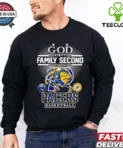 Official God first family second then Indiana Pacers shirt