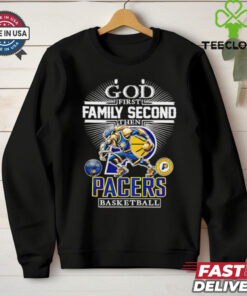 Official God first family second then Indiana Pacers shirt