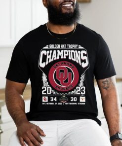 Official Golden Hat Trophy Champions Oklahoma Sooners 2023 T Shirt