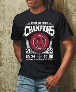 Official Golden Hat Trophy Champions Oklahoma Sooners 2023 T Shirt