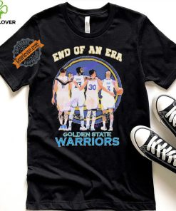 Official Golden State Warriors End Of An Era Signatures shirt