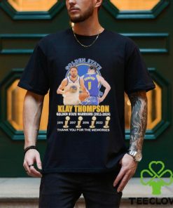 Official Golden State Warriors Klay Thompson 2011 2024 Thank You For The Memories T shirt