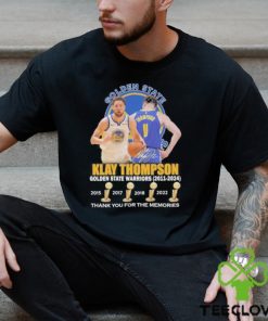 Official Golden State Warriors Klay Thompson 2011 2024 Thank You For The Memories T hoodie, sweater, longsleeve, shirt v-neck, t-shirt