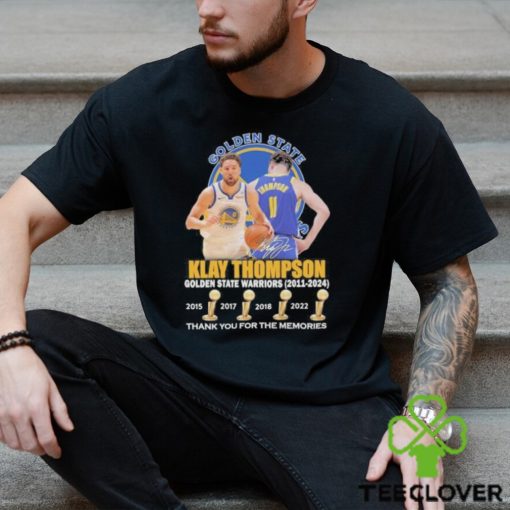 Official Golden State Warriors Klay Thompson 2011 2024 Thank You For The Memories T hoodie, sweater, longsleeve, shirt v-neck, t-shirt