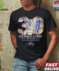 Official Golden State Warriors Stephen Curry The Legend Thank You T Shirt