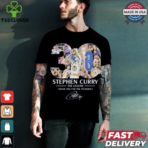 Official Golden State Warriors Stephen Curry The Legend Thank You T Shirt