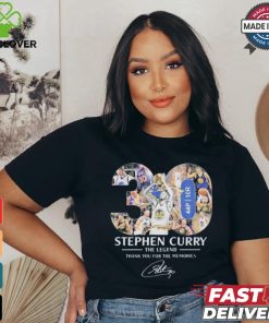 Official Golden State Warriors Stephen Curry The Legend Thank You T Shirt
