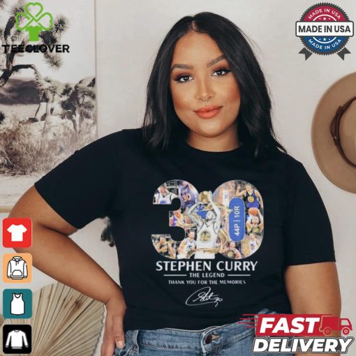 Official Golden State Warriors Stephen Curry The Legend Thank You T Shirt