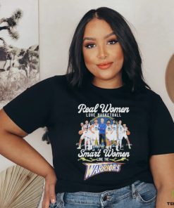 Official Golden State Warriors real women love basketball smart women love the 2023 signatures shirt