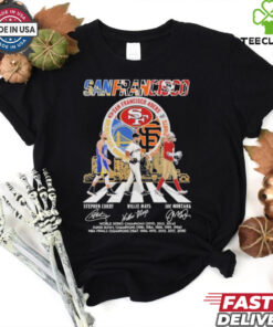 Official Golden State Warriors x San Francisco 49ers x San Francisco Giants Signature Thank You For The Memories Unisex T Shirt